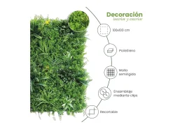 Jardín vertical leafy 100 x 100 cm nortene 1X3 M
