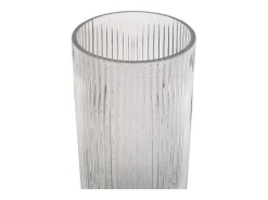 Jarrón Allure Straight Grande - Gris Oscuro