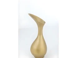 Jarrón de Aluminio Dorado 25x235x60cm