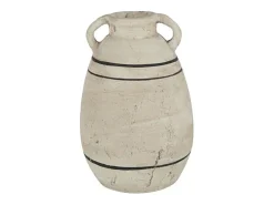 Jarrón de cerámica beige 20*20*30 cm