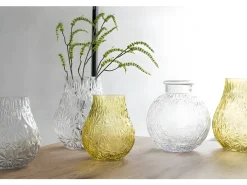 Jarrón de vidrio transparente en forma de bola L18*l18*H21cm