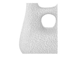 Jarrón decorativo blanco de terracota H42cm - Cruz