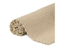 Jochem Alfombra rectangular algodón natural 120x180 cm