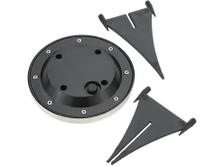 Juego de 8 balizas solares redondas D12CM DECKY