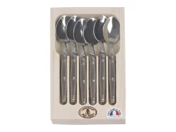 Juego de 6 cucharas de café de acero inoxidable Laguiole JEAN DUBOST