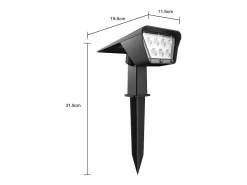 Juego de 2 focos solares 250LM CURTIS