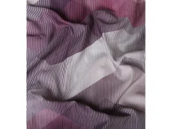 Juego de 2 fundas de almohada satén de algodón "Helix Purple"