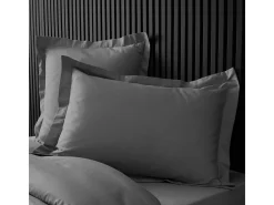 Juego de 2 Fundas de Almohada Percale Rojas 50x70cm - Suaves y Sedosas
