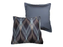 Juego de 2 fundas de almohada satén de algodón "La mer"