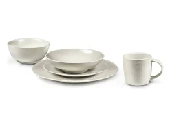 Juego de 6 Tazas de Café y Té Stone Ivoire 28 cl - Colección Médard de Noblat