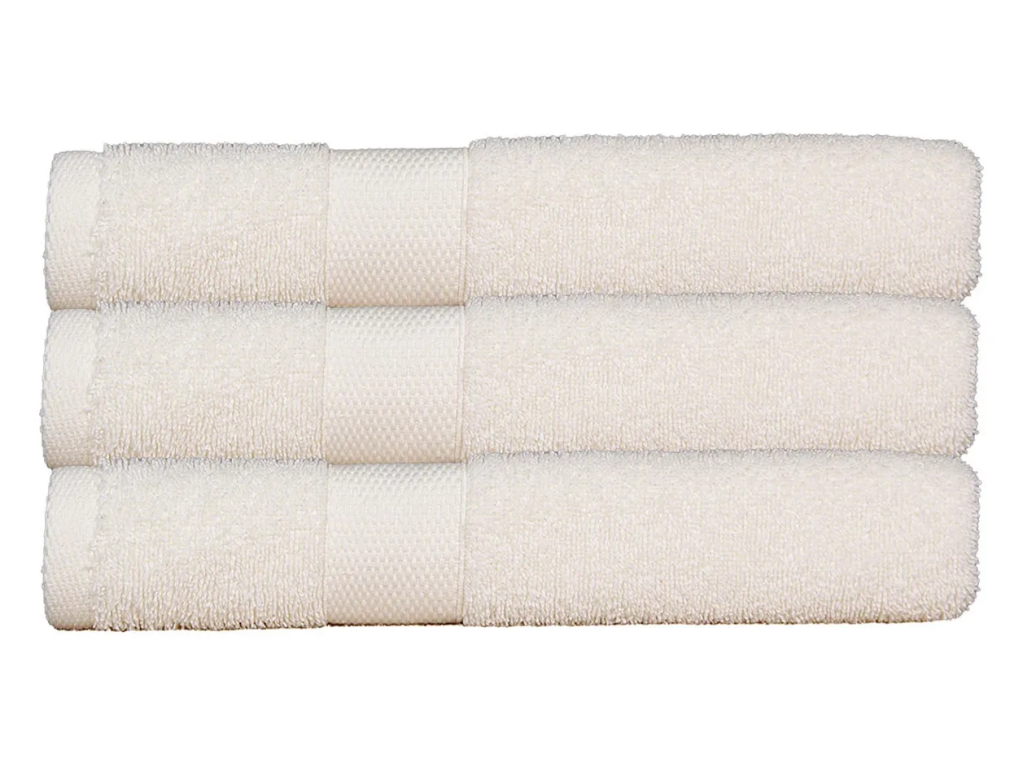 Juego de 3 toallas felpa 50*90 cm 500 gr/m² 100% algodón
