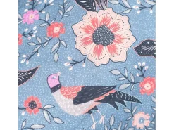 Juego de cama - 240 x 220 cm - algodón con estampado floral