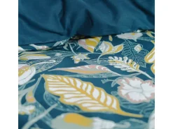 Juego de cama - 240 x 220 cm - algodón con estampado floral