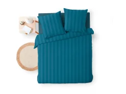 Juego de cama de 3 piezas Cleo Azul Noche 240 x 220 cm