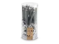 Juego de Cubiertos Purity 24 piezas Gris Cesta Acero Inoxidable