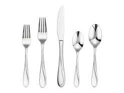 Juego de Cubiertos SucceBuy Juego de Cubiertos de Acero Inoxidable de 45 Piezas, para 8 Personas, para Utensilios de Cocina.