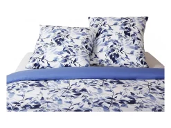 Juego de funda de edredón +funda de almohada 100% algodón "Leaves"