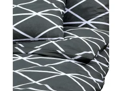 Juego de funda nórdica algodón gris 240x220 cm ES753755