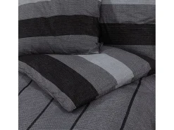 Juego de funda nórdica algodón gris oscuro 240x220 cm ES360405