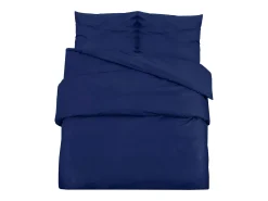 Juego de funda nórdica algodón azul 135x200 cm ES479702