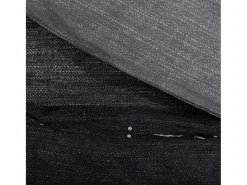Juego de funda nórdica algodón gris oscuro 200x200 cm ES756722