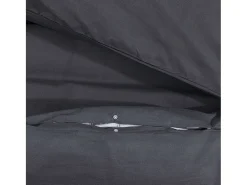 Juego de funda nórdica algodón negro 200x200 cm ES399923