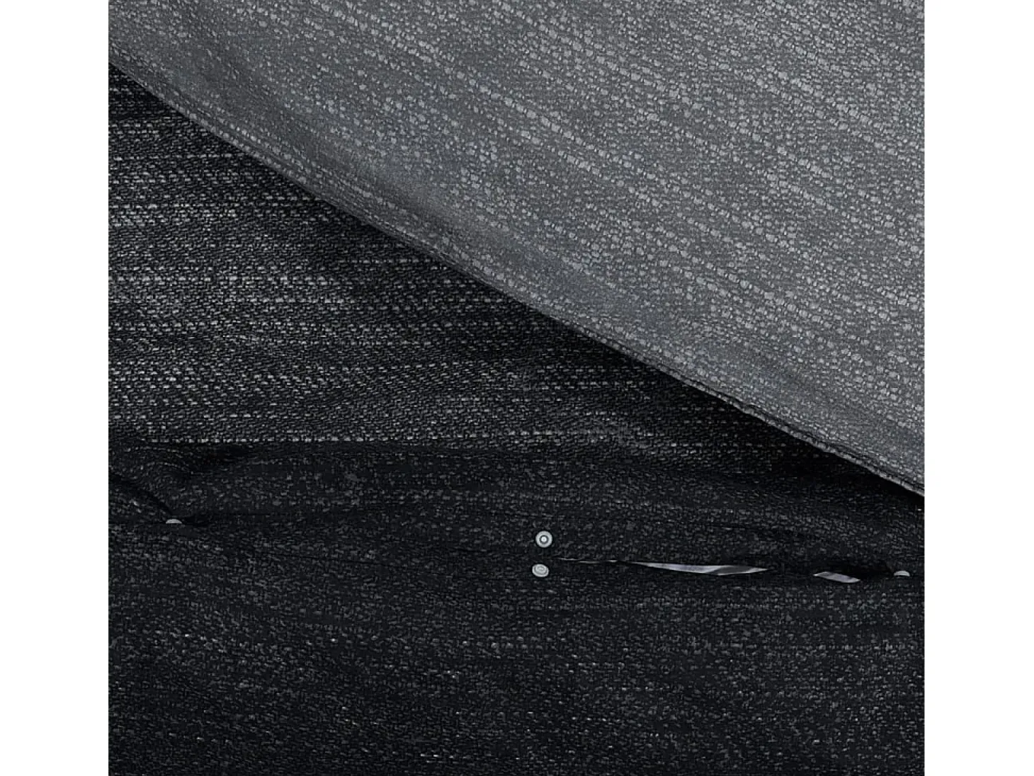 Juego de funda nórdica algodón gris oscuro 200x200 cm ES990363