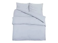 Juego de funda nórdica microfibra ligera gris 140x200 cm ES106372