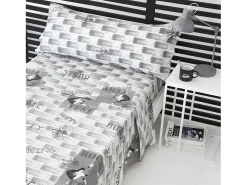 Juego de sabanas Infantil/Juvenil ROCK Cama de 90 .