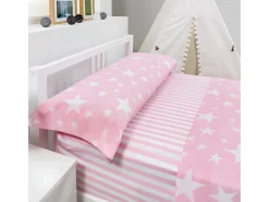 Juego de sabanas Infantil/Juvenil GIVETTE Pink ALGODÓN Poliester Cama 105