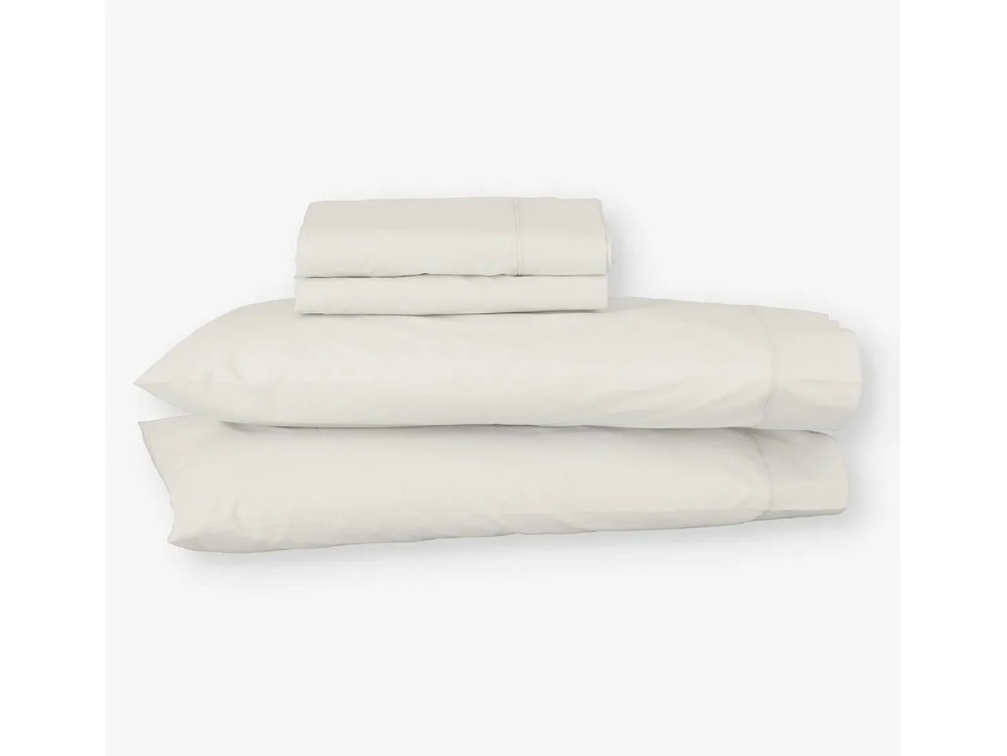 Juego de sábanas ecológicas Beige algodón 100% orgánico 160x190/200 cm