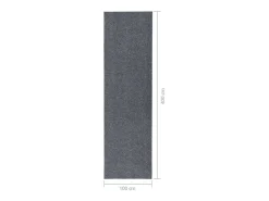 Kai Blake Alfombra de pasillo atrapa suciedad 100x400 cm gris
