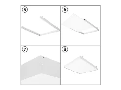 Kit de Superficie Paneles 120x60 cm Blanco