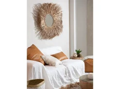 La Funda De Cojín De Cuero De Cuatro Paneles - Camello - 60x60