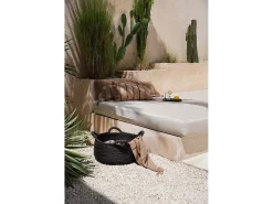 La Funda de Cojín Oh My Gee - Beige Negro - 35x100