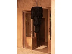 La Lámpara De Techo Nomad De Algodón - Negra - XL