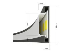 Lampada a sospensione circolare a LED integrata bianca 78cm 3000K Lámpara Colgante Circular LED Integrada Blanca 78cm 3000K