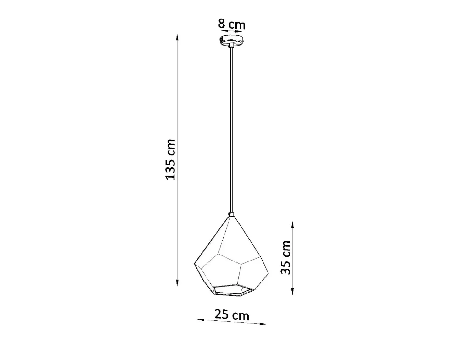 Lampada a sospensione in ceramica bianca E27 Lámpara Colgante de Cerámica Blanca E27
