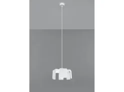 Lampada a Sospensione Moderna Bianca E27 Lámpara Colgante Moderna Blanca E27