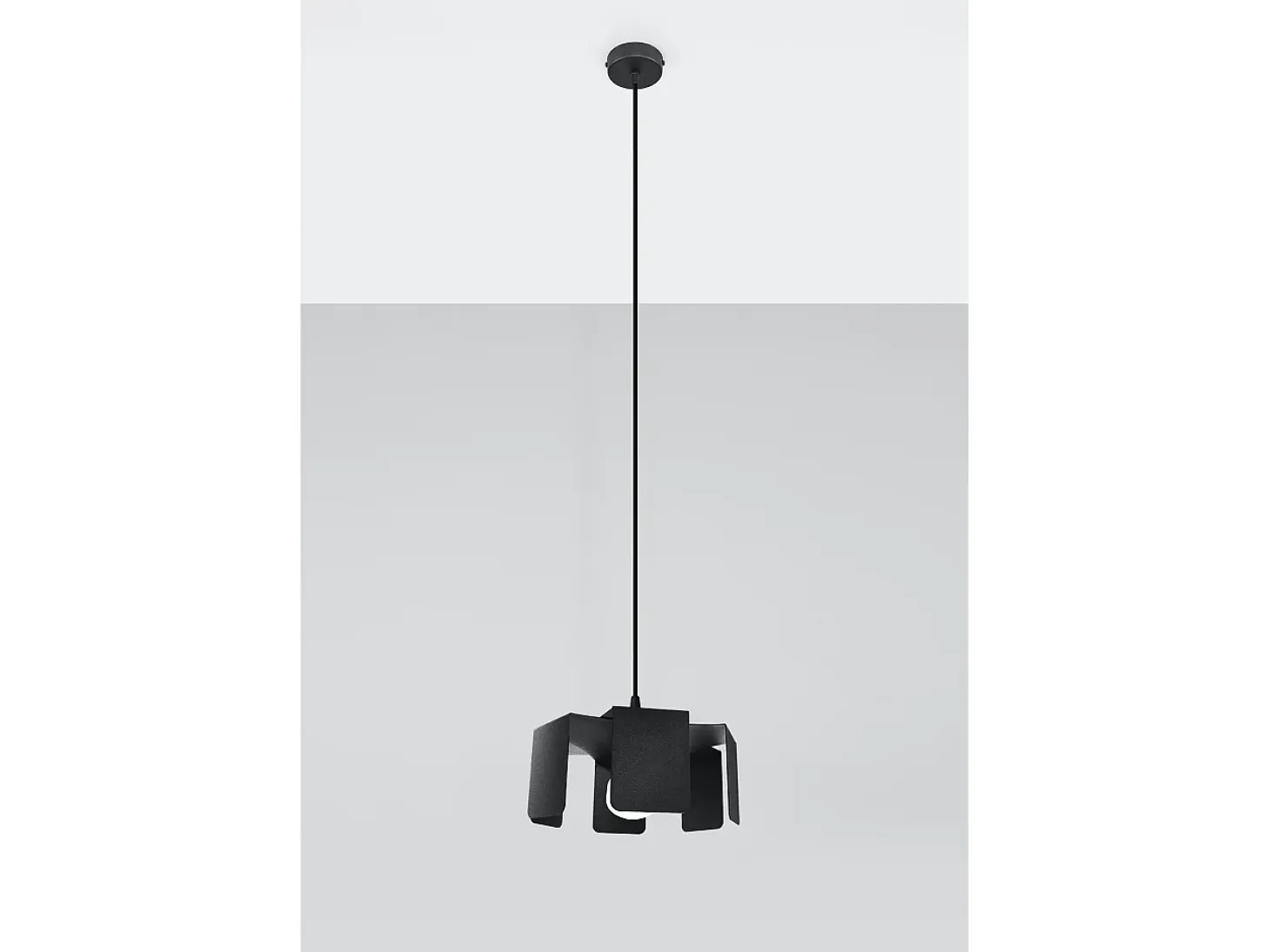 Lampada a sospensione moderna nera E27 Lámpara Colgante Moderna Negra E27