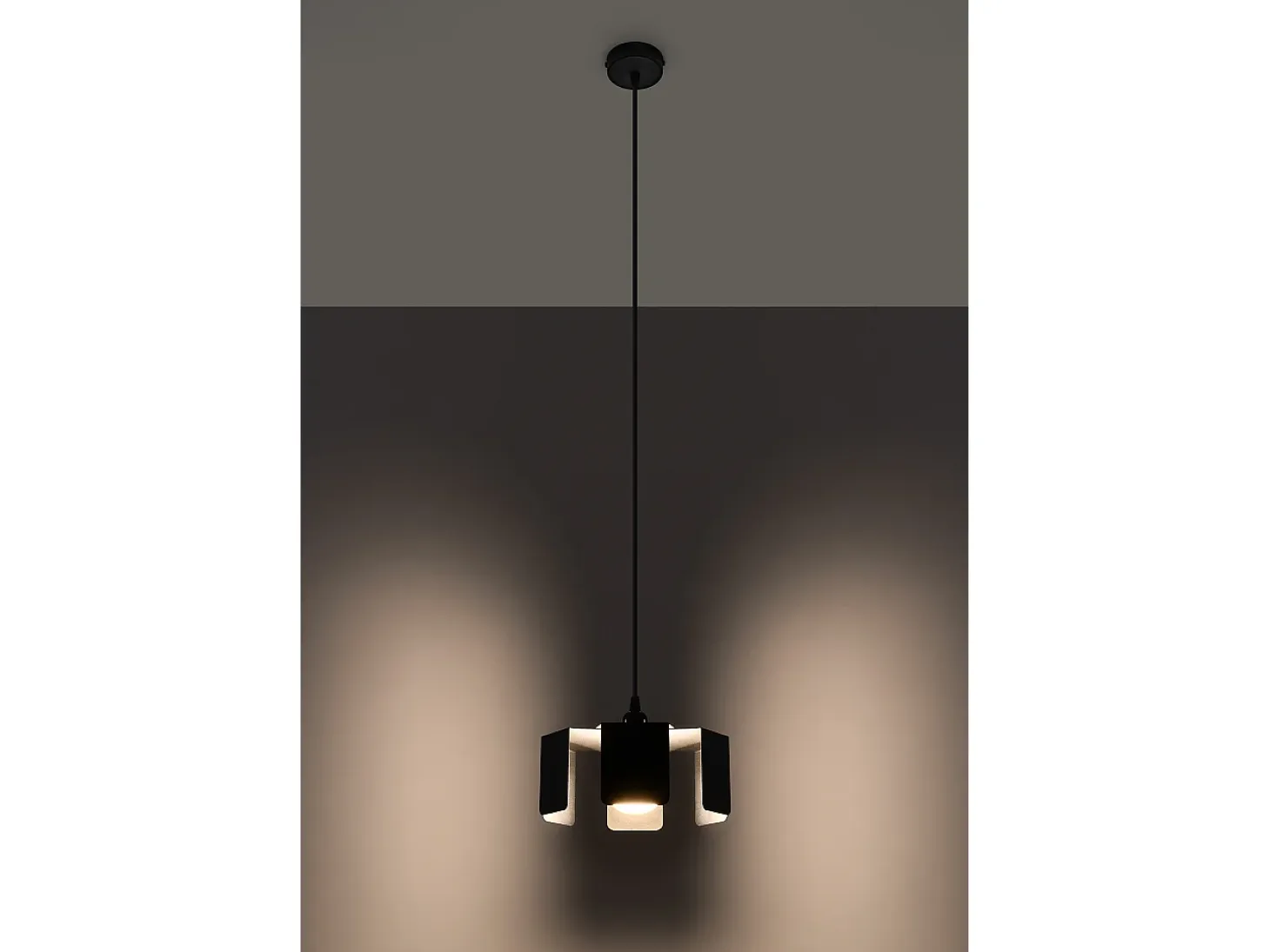 Lampada a sospensione moderna nera E27 Lámpara Colgante Moderna Negra E27