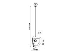 Lampada a sospensione moderna con struttura a filo nera E27 E Lámpara colgante moderna con marco de alambre Negro E27