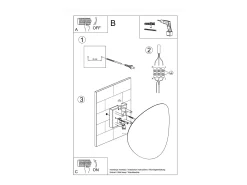 Lampada da incasso a parete bianca G9 Lámpara de pared Flush White G9