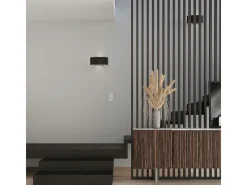 Lampada da parete a incasso nera G9 Lámpara de pared empotrada Negro G9