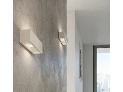 Lampada da parete Up & Down in gesso bianco E27 Aplique Up & Down Yeso Blanco E27