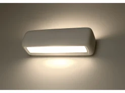 Lampada da parete Up & Down in gesso bianco E27 Aplique Up & Down Yeso Blanco E27