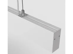 Lampadario A Sospensione Moderno Points Alluminio Bianco Luce Led Integrato 40W