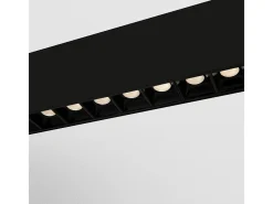 Lampadario A Sospensione Moderno Points Alluminio Nero Luce Led Integrato 40W