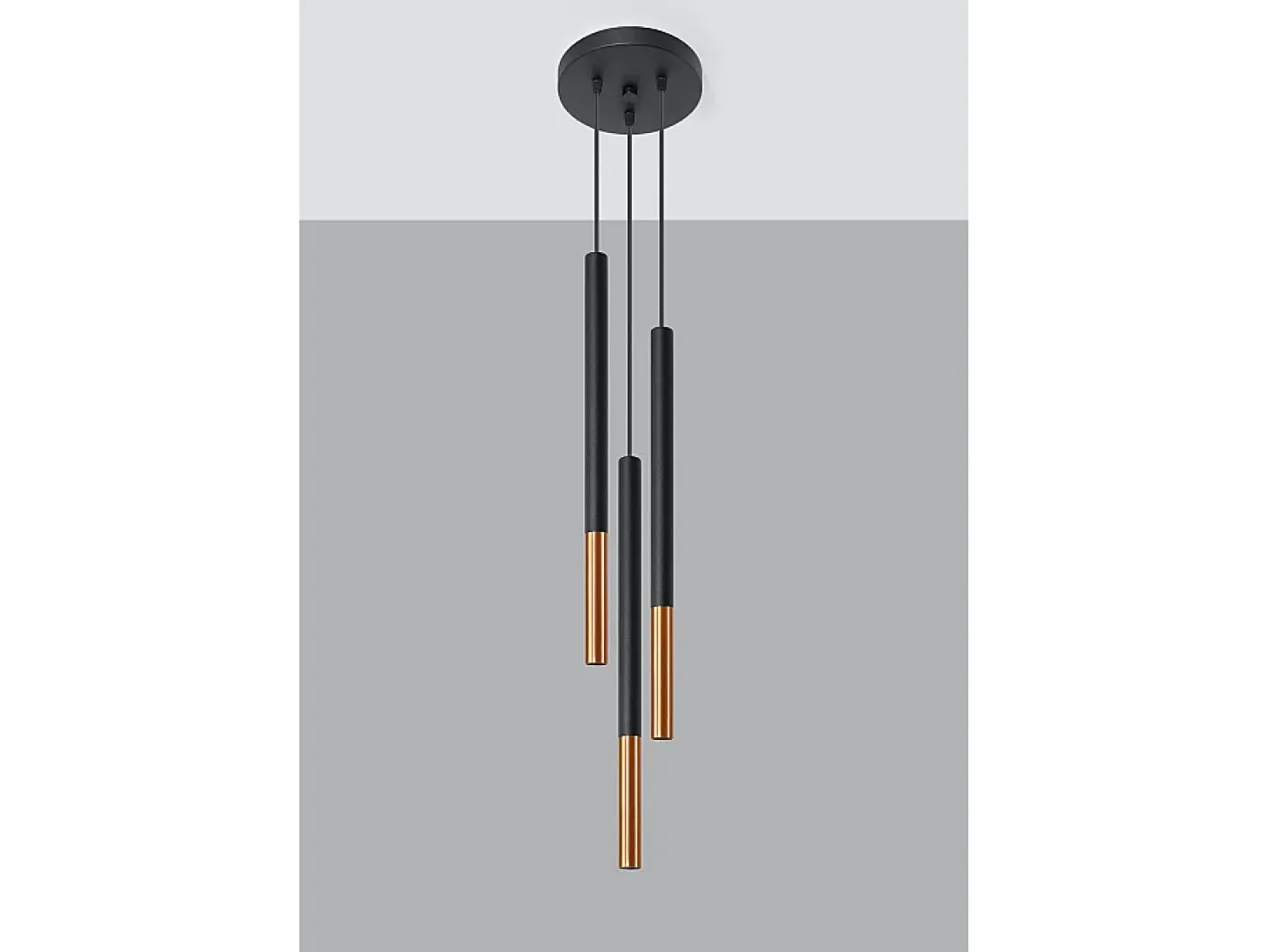 Lampadario a sospensione Cluster Drop Nero, Rame G9 Lámpara colgante Cluster Drop Negro, Cobre G9