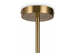 Lampadario A Sospensione Moderno Marble Metallo Ottone Vetro 8 Luci E27 60W